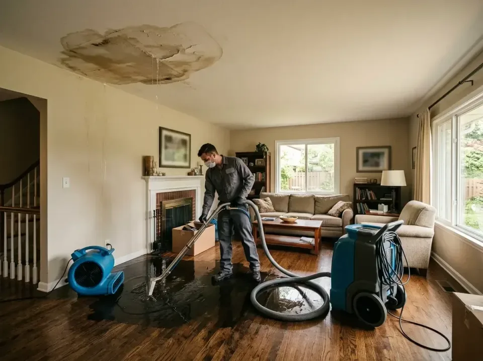 attic-pipe-burst-ceiling-drip-008 — frequently asked questions, Water Damage Restoration & Carpet Care in Bath, ME